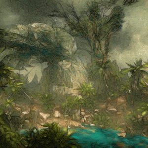 Primal DaVinci – Mixed Media